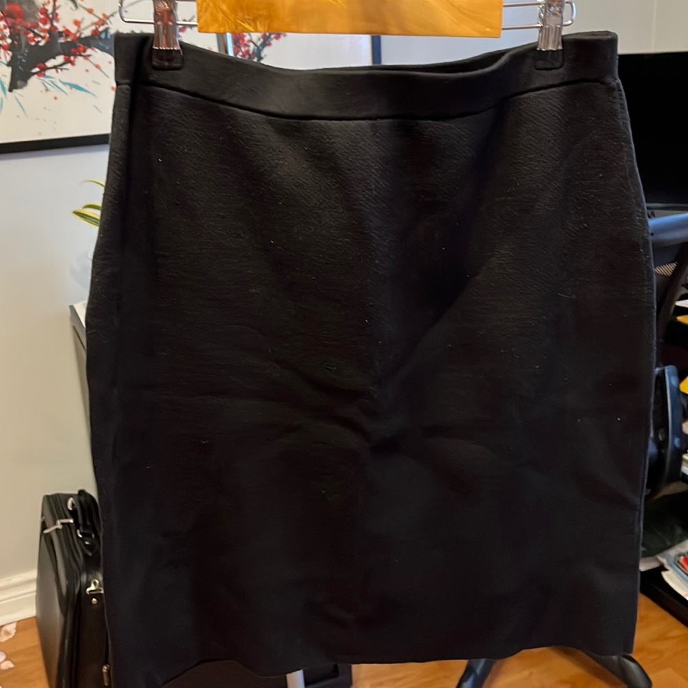 Karl Lagerfeld black knit skirt size L